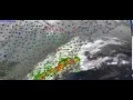 Satellite Radar and temperature loop for the Eastern US