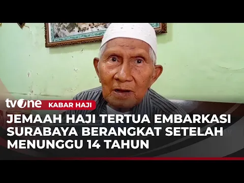 Kakek di Surabaya Akhirnya Berangkat Haji usai Menunggu 14 Tahun