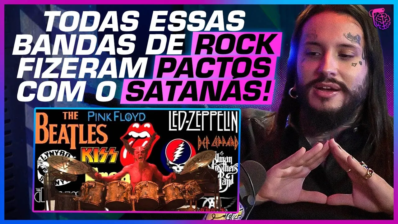 BANDAS de ROCK são REALMENTE SATÂNICAS? - VICKY VANILLA