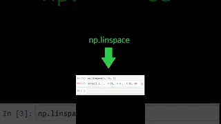 np arange vs np linspace