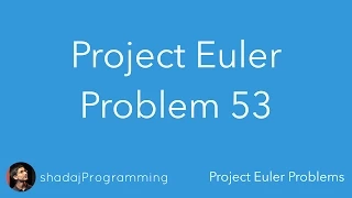Project Euler using Scala Problem 53