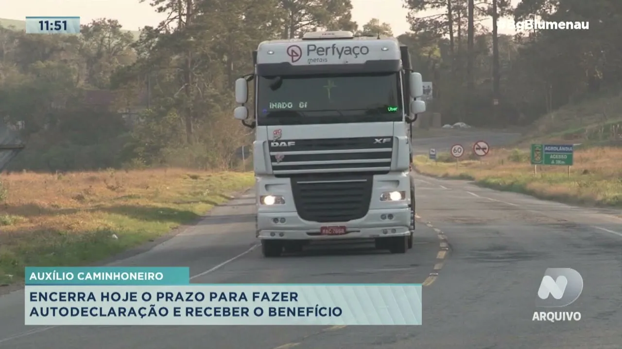 Auxílio caminhoneiro: encerra hoje (29) o prazo para fazer autodeclaração e receber benefício