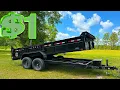 I BOUGHT the WORLD S CHEAPEST DUMP TRAILER