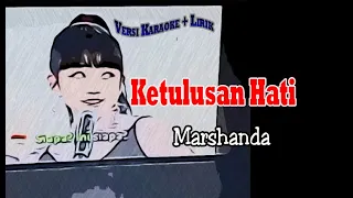 marshanda ketulusan hati karaoke