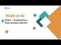 PCAD-31-02 PCAD Certification Prep 2026 Certified Associate Data Analyst with Python