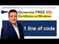 Generate SSL Certificates on Windows 10 or 11 with Crypt LE