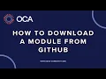 How to download a module from GitHub