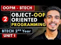 Lec 2 Object Oriented Programming Merits Demerits Advantages OOPM BTech 2nd Year