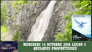 Leçon 3 : Questionnaire Adultes, Mercredi 14 Octobre 2026, Quelques prophétesses