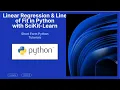 How to Perform Plot Linear Regression in Python in 3 5 Minutes