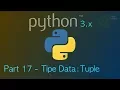 Belajar Python - tipe data tuple