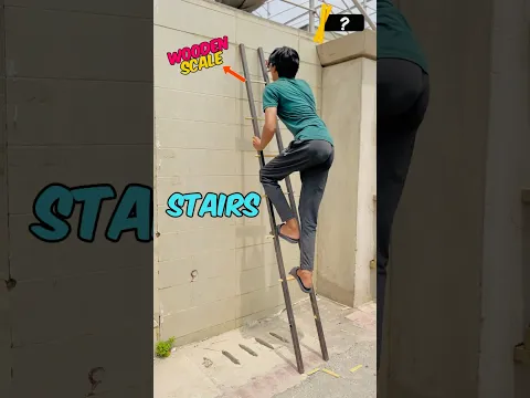 How Many Wooden scale to Make A Stair??🤷‍♂️#shorts