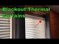 How To Use Nicetown Blackout Thermal Curtains Review