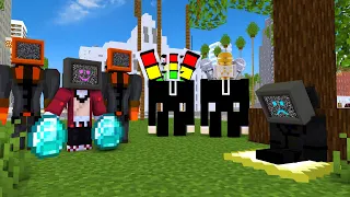 Minecraft ||| Poor Sad TV Man Story VS Element Skibidi Toilet (Part 3) - Minecraft Animation