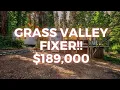 189 000 Two Fixer Homes on One Beautiful Lot in Grass Valley California Close to Rollins Lake
