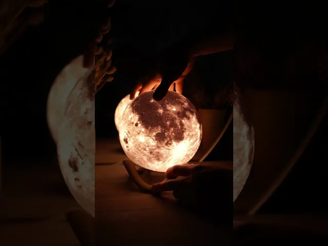 BIG Moon Lamp 200mm High Res E14 Ikea Strala video thumbnail