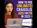 How to Post Unlimited Craigslist Ads for Free in 2025