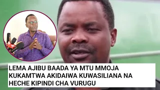 godbless lema mjibu mkuu wa mkoa wa tabora ya kumkamata mtu huyu aliyedai aliwasiliana na heche 