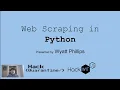 Web Scraping in Python - Wyatt Phillips Hack Quarantine