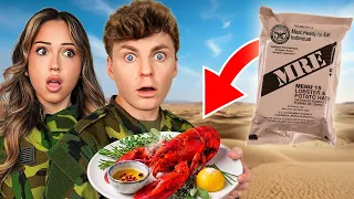 Eating ONLY Military Food for 24 HOURS!