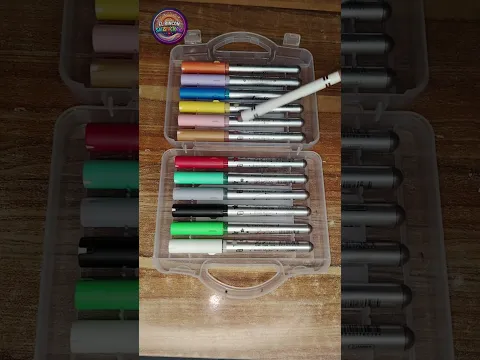 ASMR / ​Sonidos Relajantes con Marcadores de Colores 🎨🎧 #asmr #topping