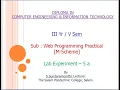 Web Lab Ex - 5a