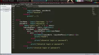 PYTHON SPEEDCODE SecurityLogin Creating a login system with hashing