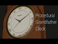 Blender Geometry Nodes - Grandfather Clock