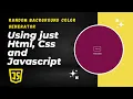 How to Make a Random Background Color Generator HTML CSS JavaScript Tutorial