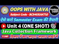 OOPS With Java Unit 4 One shot Java Collection Framework Unit 4 One shot BCS403 Oops With Java