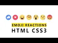 Emojis in HTML CSS and JS