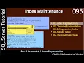 Maintain Index Part 1 - Index Fragmentation SSMS TSQL Tutorial