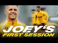 Joey Veerman trains with BVB for the first time INSIDE Training