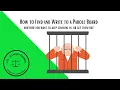 How to Find and Write to a Parole Board