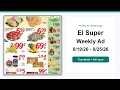 El Super Weekly Ad 26 - 26 Best Deals