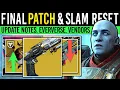Destiny 2 FINAL PATCH NOTES BUNGIE DAY Eververse New LOOT Vendors Featured Modes 7th July