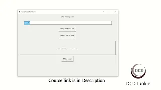 How to make Morse Code Translator in Python with Tkinter