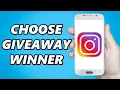 How to Pick a Winner for Instagram Giveaway For Free