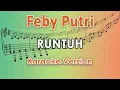 Download Lagu Feby Putri feat. Fiersa Besari - Runtuh (Karaoke Lirik Tanpa Vokal) by regis