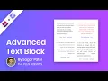 How to Setup Advance and Basic Text Content using Widget of The Plus Addons for Elementor