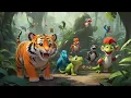 Little Tiger’s Stripes | Counting Song for Toddlers | Jungle Animal Nursery Rhyme