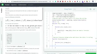 HackerRank Encryption Medium C