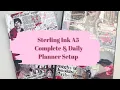 Mid Year Planner Set Up Complete Daily Planner Sterling Ink