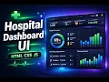 Frontend Hospital Management System Website HTML CSS JS