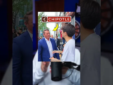 He Made A Deal With The CEO Of Chipotle 👀