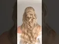 Easy Half Up Half Down Hairstyle