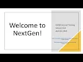 Virtual Training for the Next Generation of NextGen - Session1