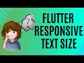 Flutter Responsive Fonts Made Easy Dynamic Text Scaling Tutorial