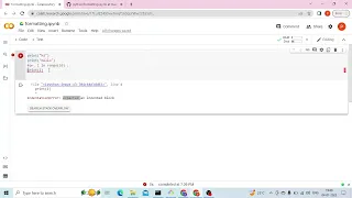 IndentationError expected an indented block
