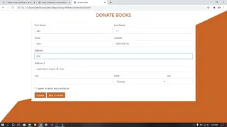 College Library Website In JavaScript With Source Code Source Code Projects